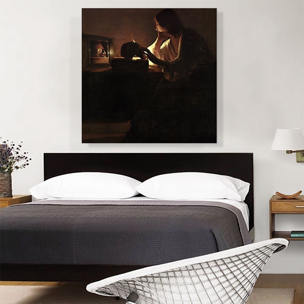 The Repentant Magdalen 1635 Canvas Print – Classic Wall Art
