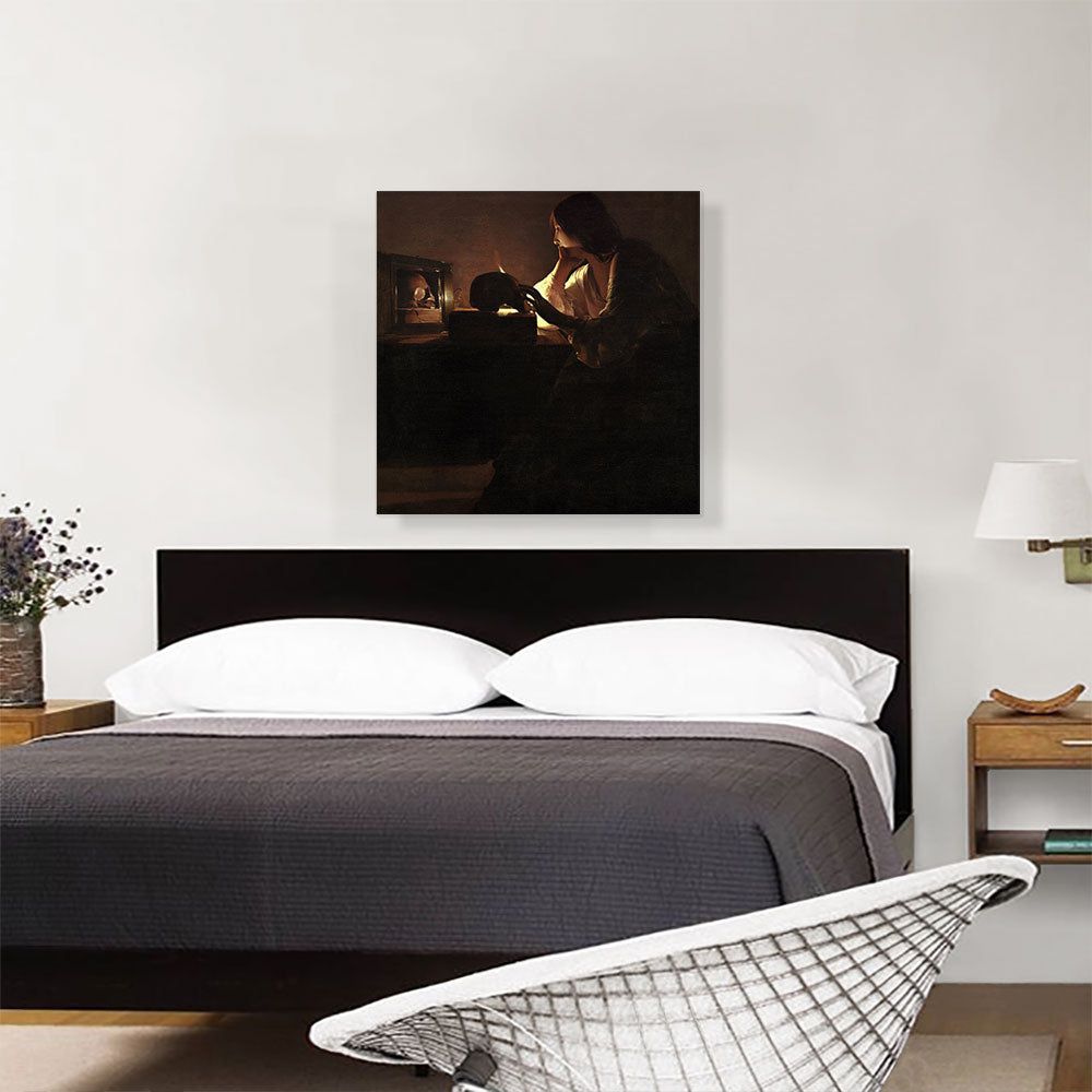 The Repentant Magdalen 1635 Canvas Print – Classic Wall Art