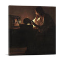 The Repentant Magdalen 1635 Canvas Print – Classic Wall Art - 12" x 12" / 30cm x 30cm (approx) / Standard Framed Canvas Print