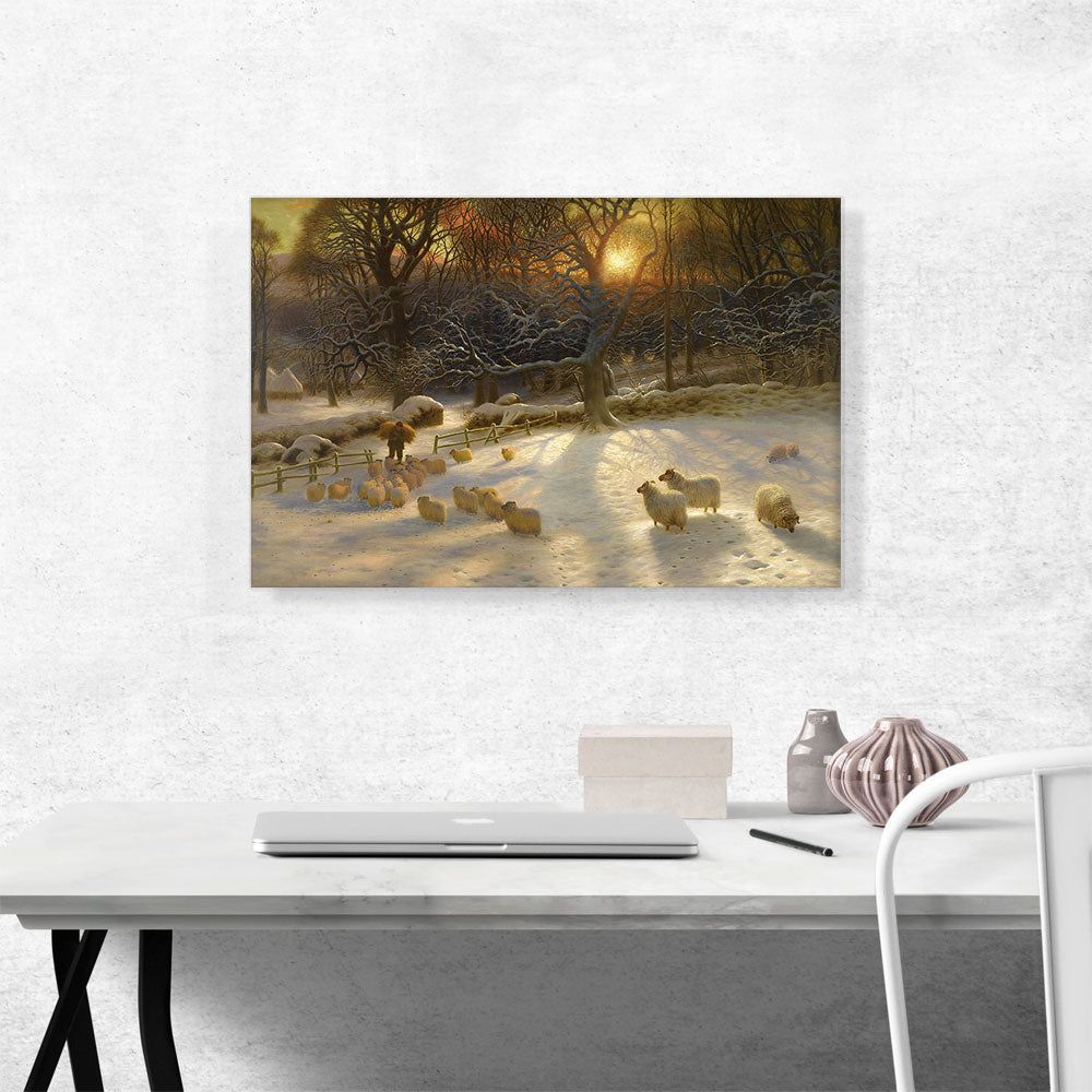The Shortening Winter's Day Is Near a Close Wall Art