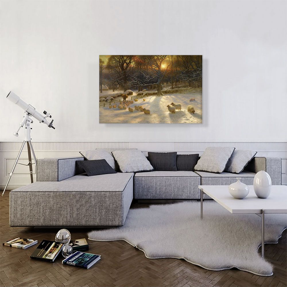 The Shortening Winter's Day Is Near a Close Wall Art