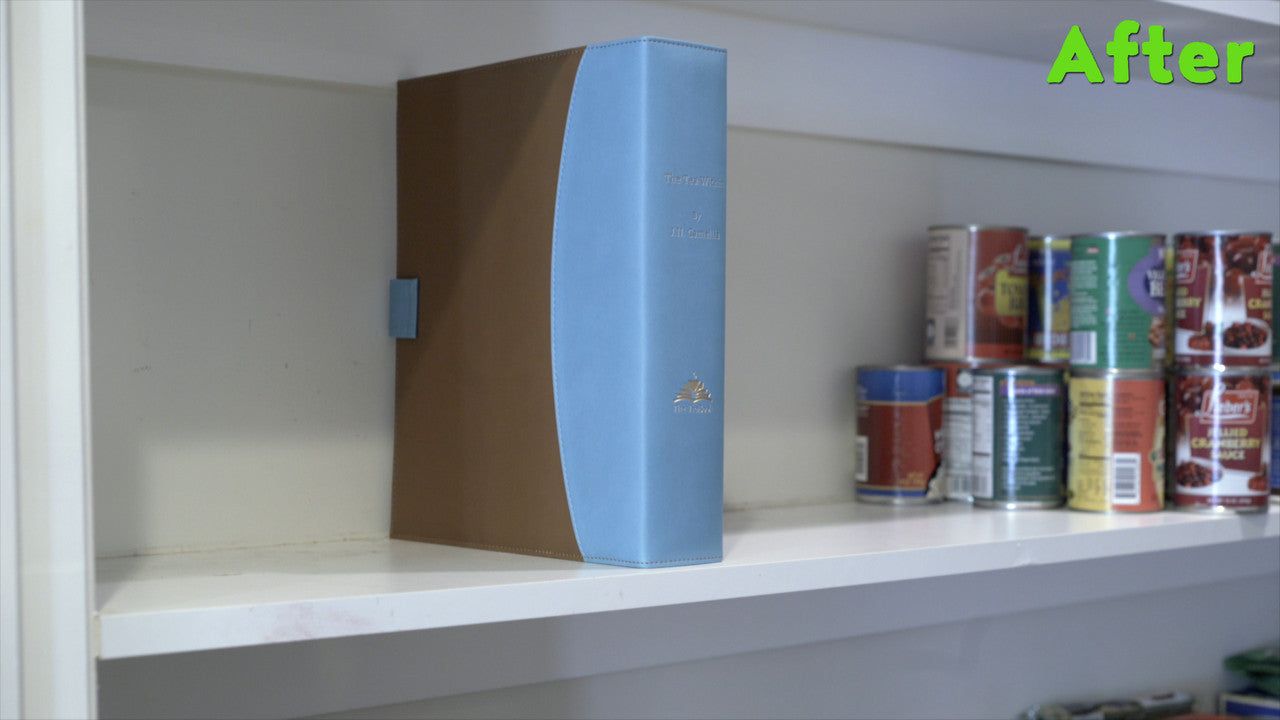 The TeaBook: Book-Style Tea Bag Organizer Holds 144+