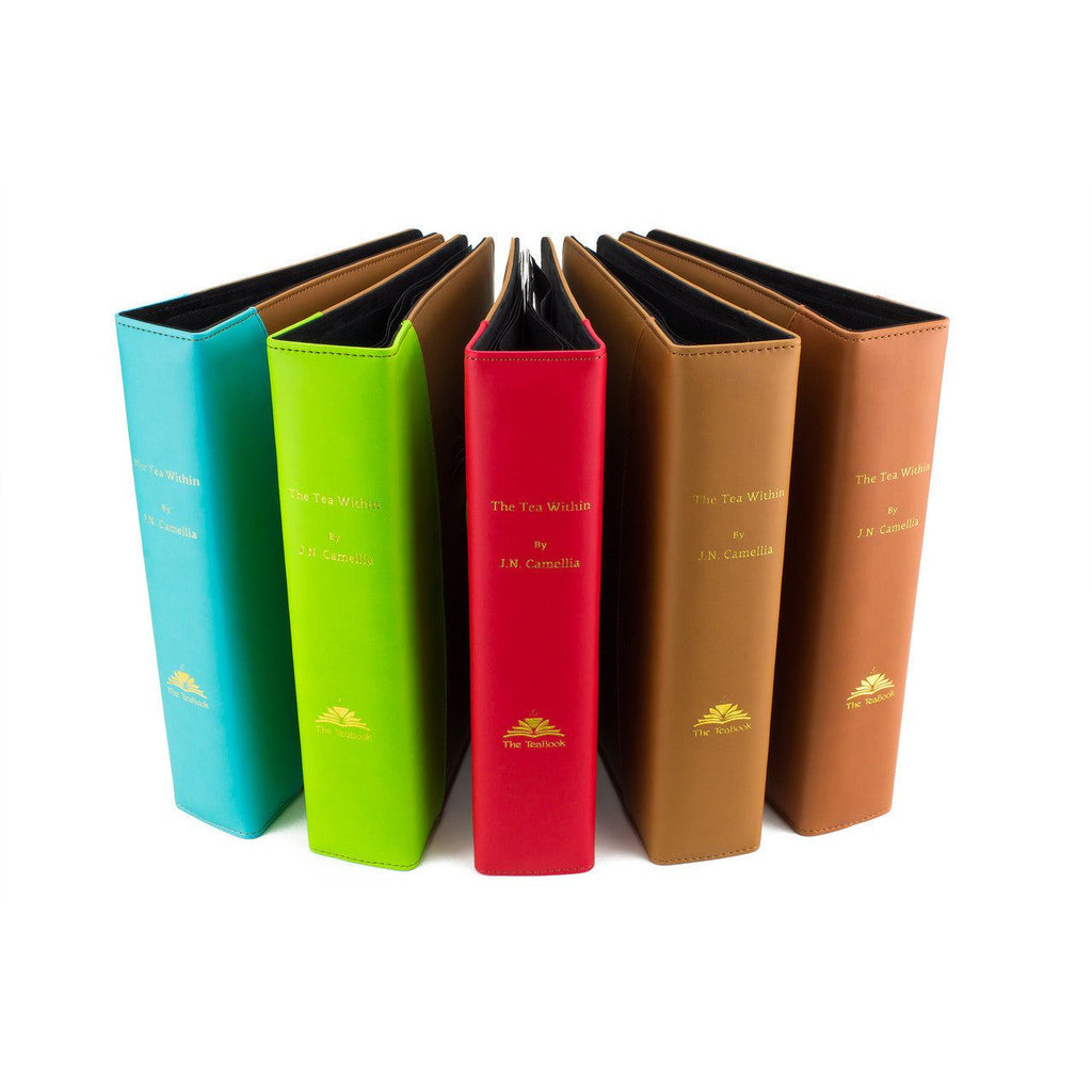 The TeaBook: Book-Style Tea Bag Organizer Holds 144+
