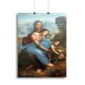 Da Vinci Virgin and Child with St Anne Wall Art