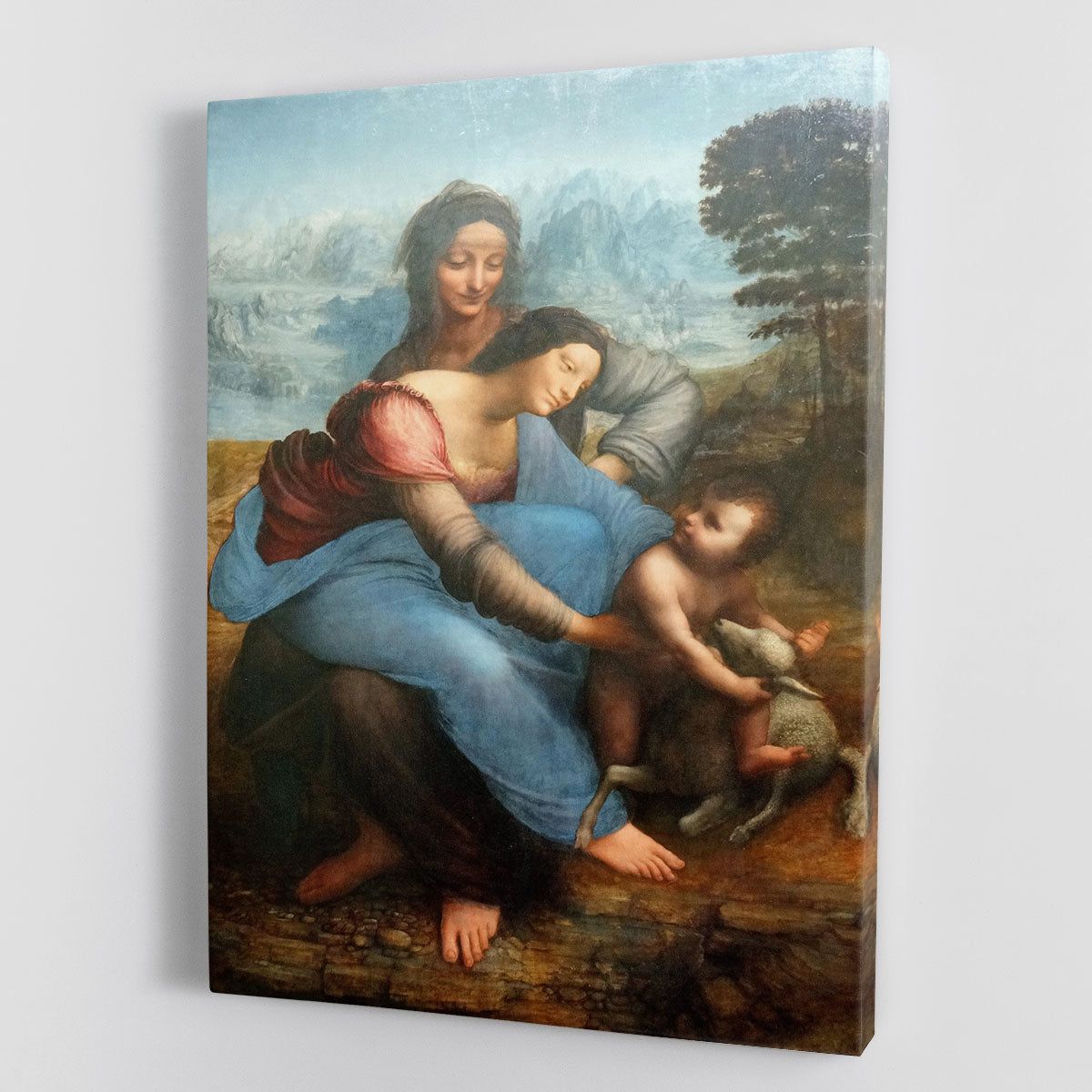 Da Vinci Virgin and Child with St Anne Wall Art