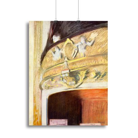Degas Theater Loge Canvas Print or Poster