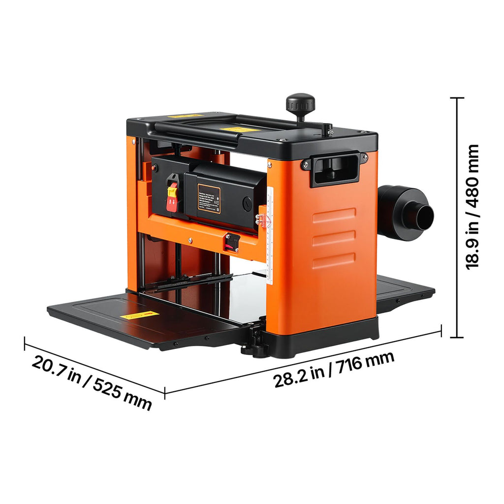Benchtop Thickness Planer with Spiral-Style Cutterhead