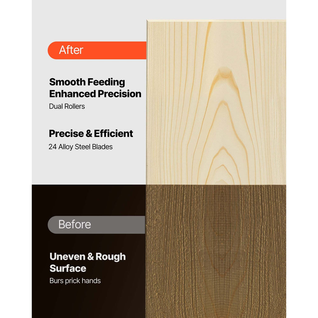 Benchtop Thickness Planer with Spiral-Style Cutterhead
