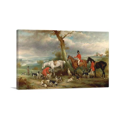 Thomas Wilkinson With the Hurworth Foxhounds 1846