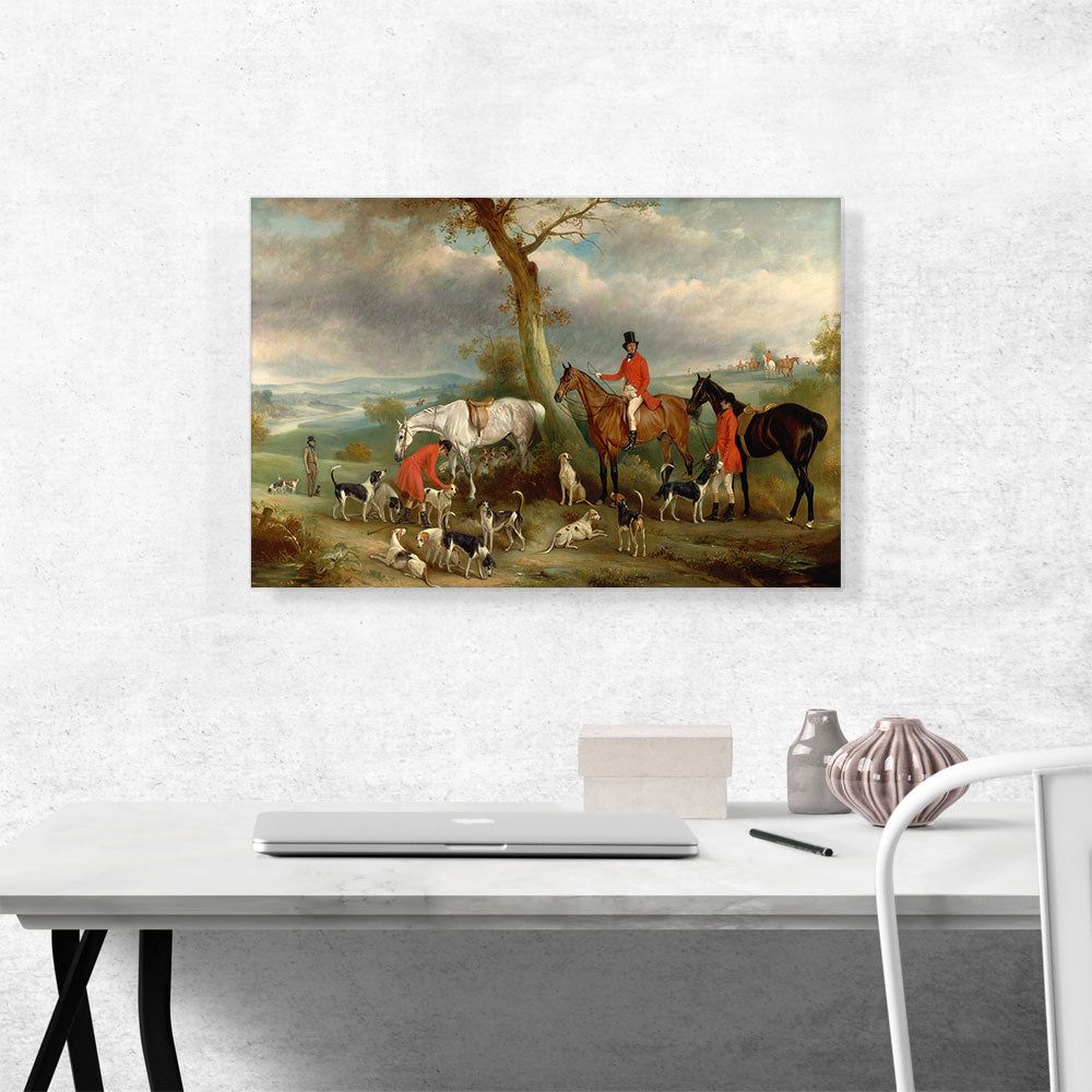 Thomas Wilkinson With the Hurworth Foxhounds 1846