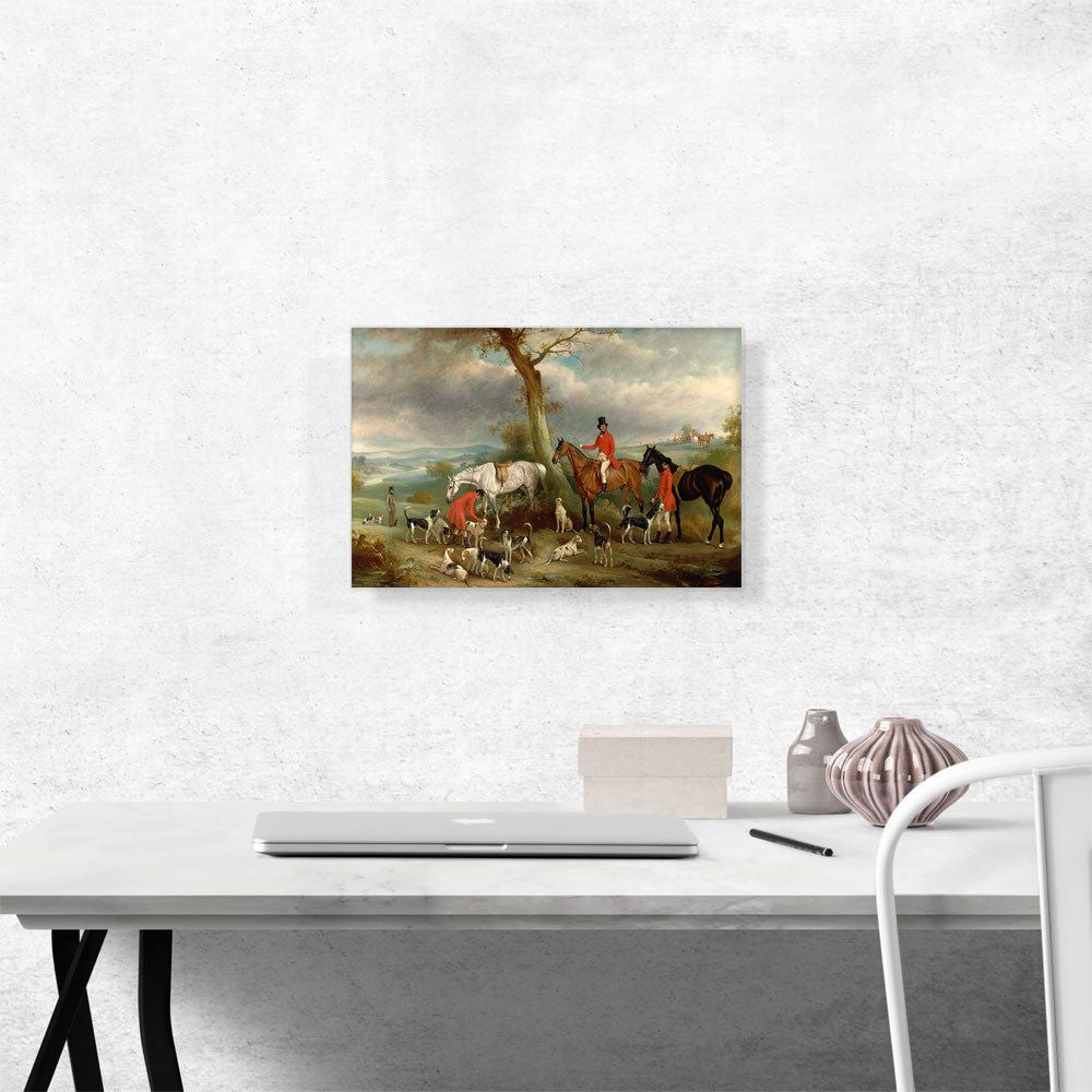 Thomas Wilkinson With the Hurworth Foxhounds 1846