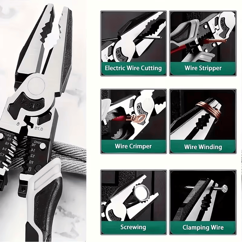 Multifunction Pliers Set for Electrical and General Repairs