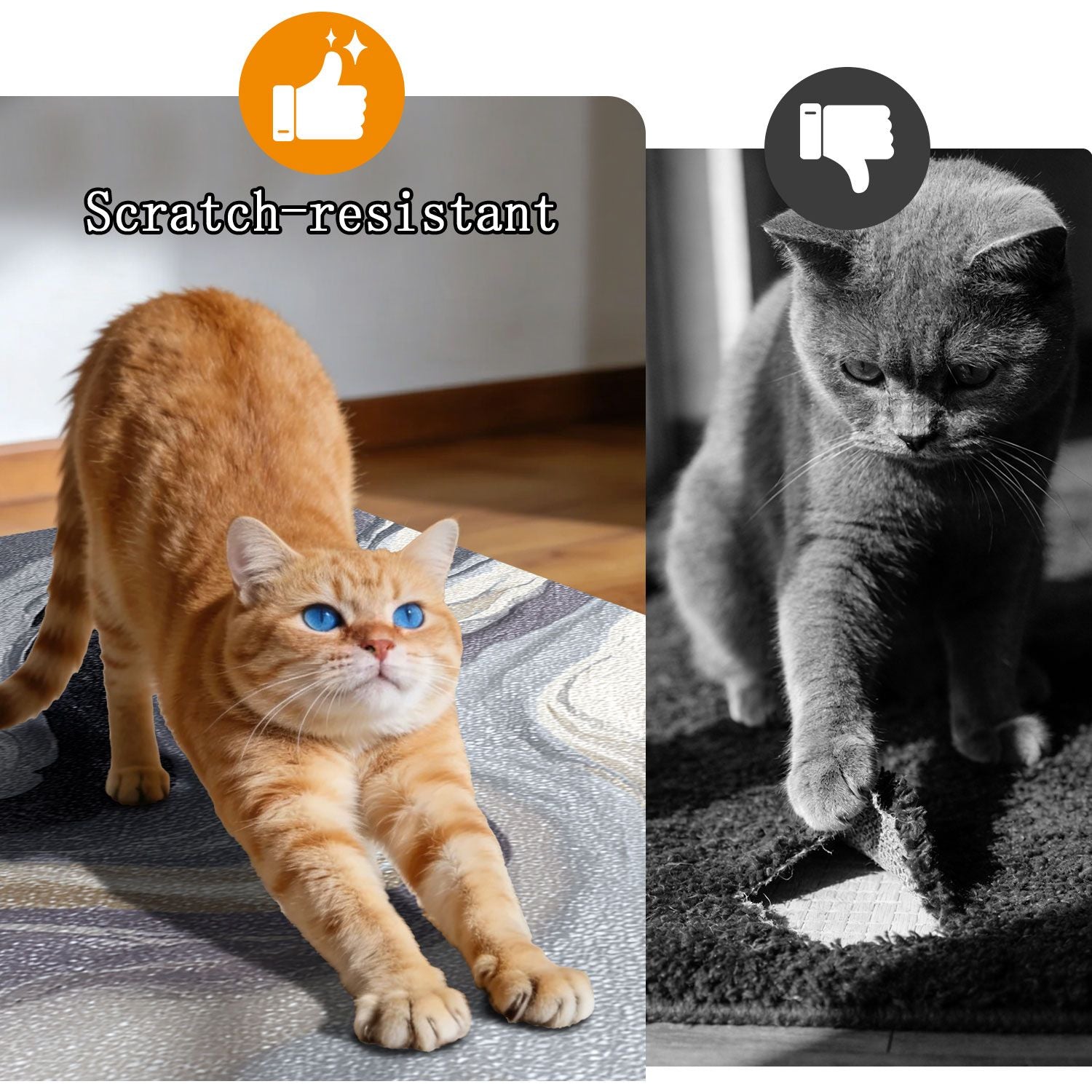 Three-Piece Kitchen Rug Set for Comfort and Easy Care