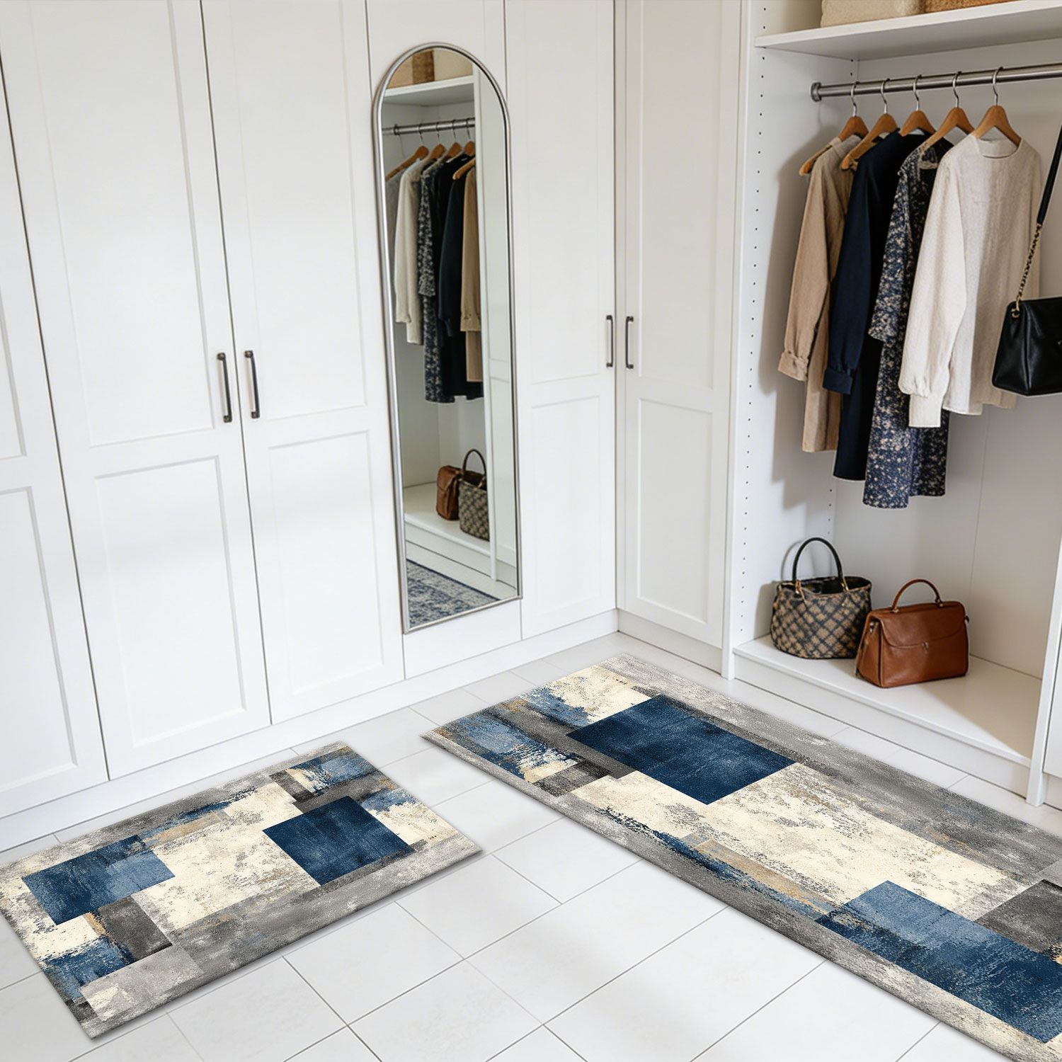 Three-Piece Kitchen Rug Set – Soft and Easy to Clean