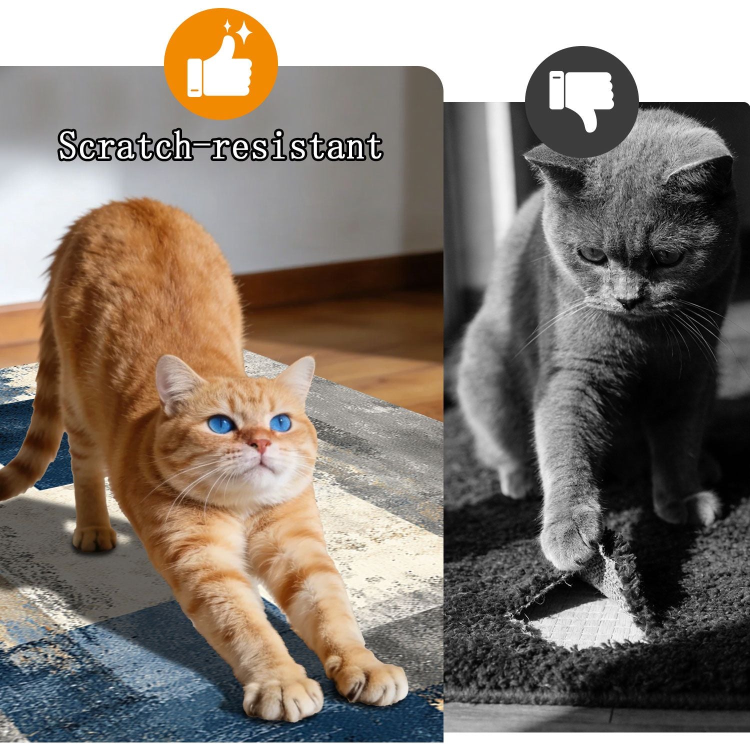 Three-Piece Kitchen Rug Set – Soft and Easy to Clean