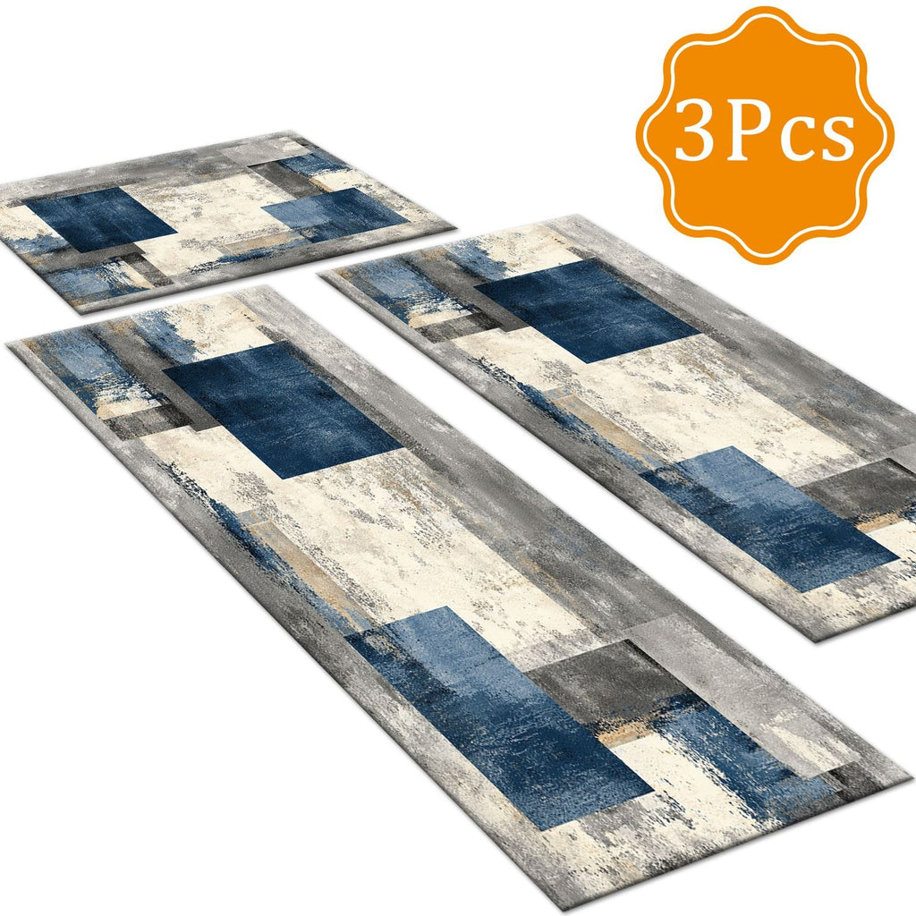Three-Piece Kitchen Rug Set – Soft and Easy to Clean