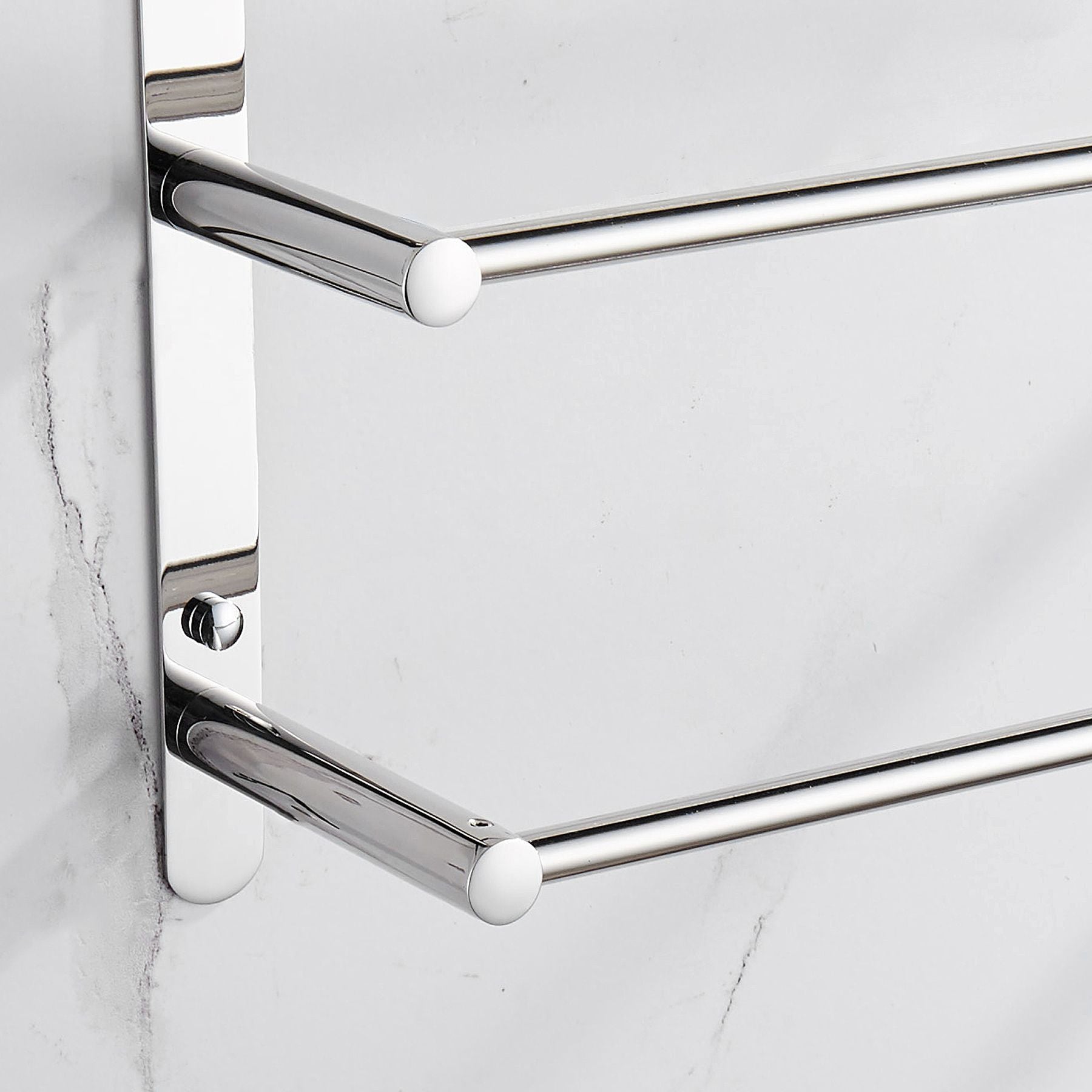 Space-Saving Three-Tier Towel Rack for Bathroom & Kitchen
