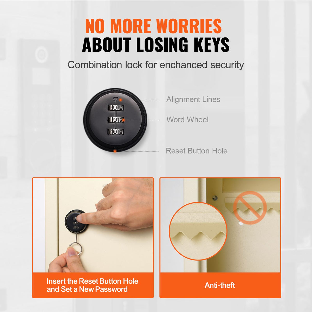 Secure Through-Wall Mail and Key Drop Box