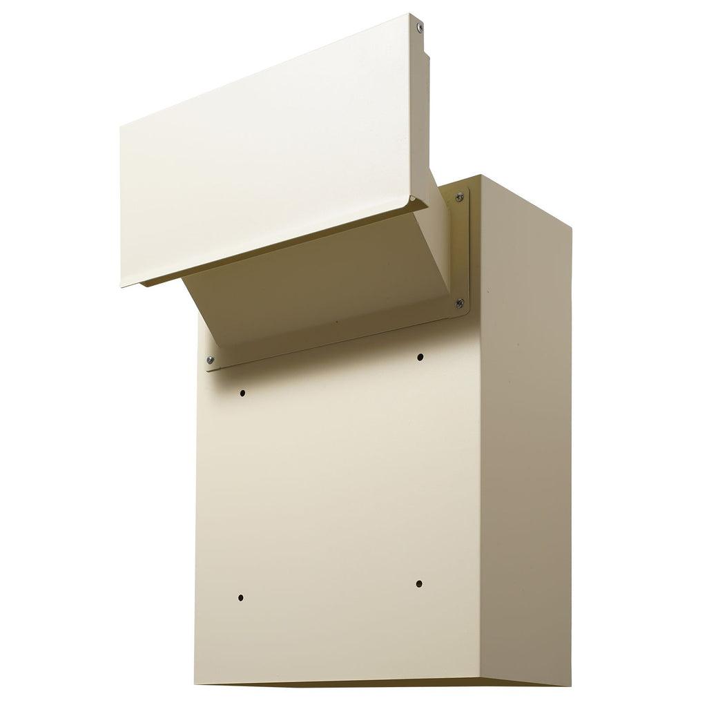 Secure Through-Wall Mail and Key Drop Box