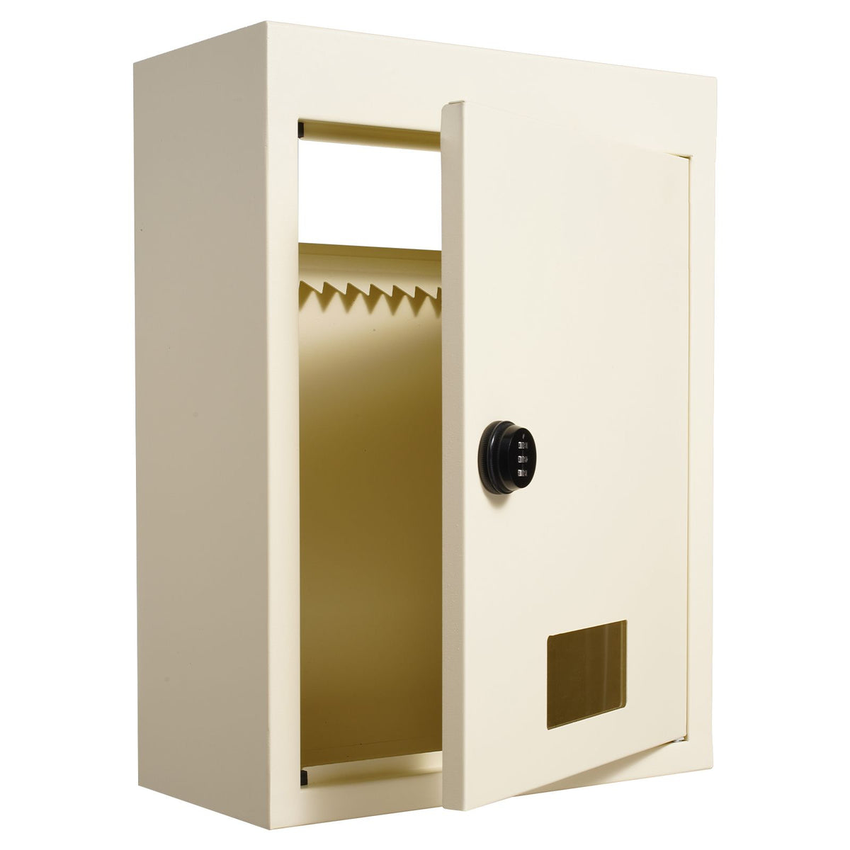 Secure Through-Wall Mail and Key Drop Box