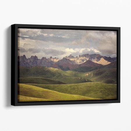 Tibetan Plateau Floating Framed Wall Art