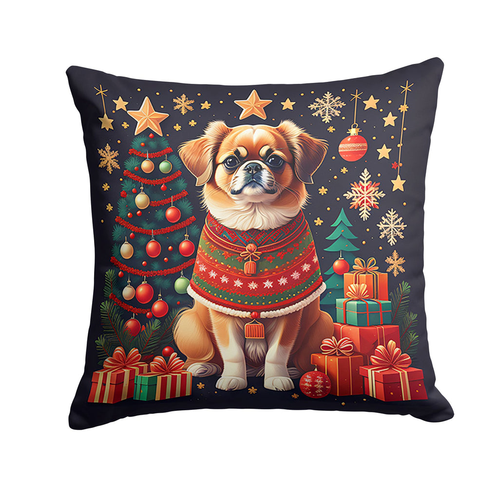 Tibetan Spaniel Christmas Decorative Pillow