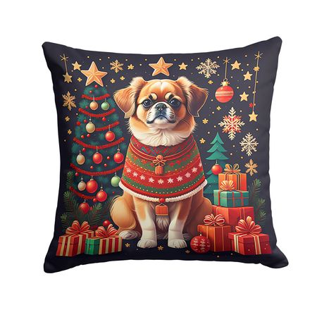 Tibetan Spaniel Christmas Decorative Pillow