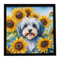 Framed Aluminum Wall Art - Square, Ready to Hang for Kitchen Bathroom Office
