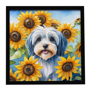 Framed Aluminum Wall Art - Square, Ready to Hang for Kitchen Bathroom Office