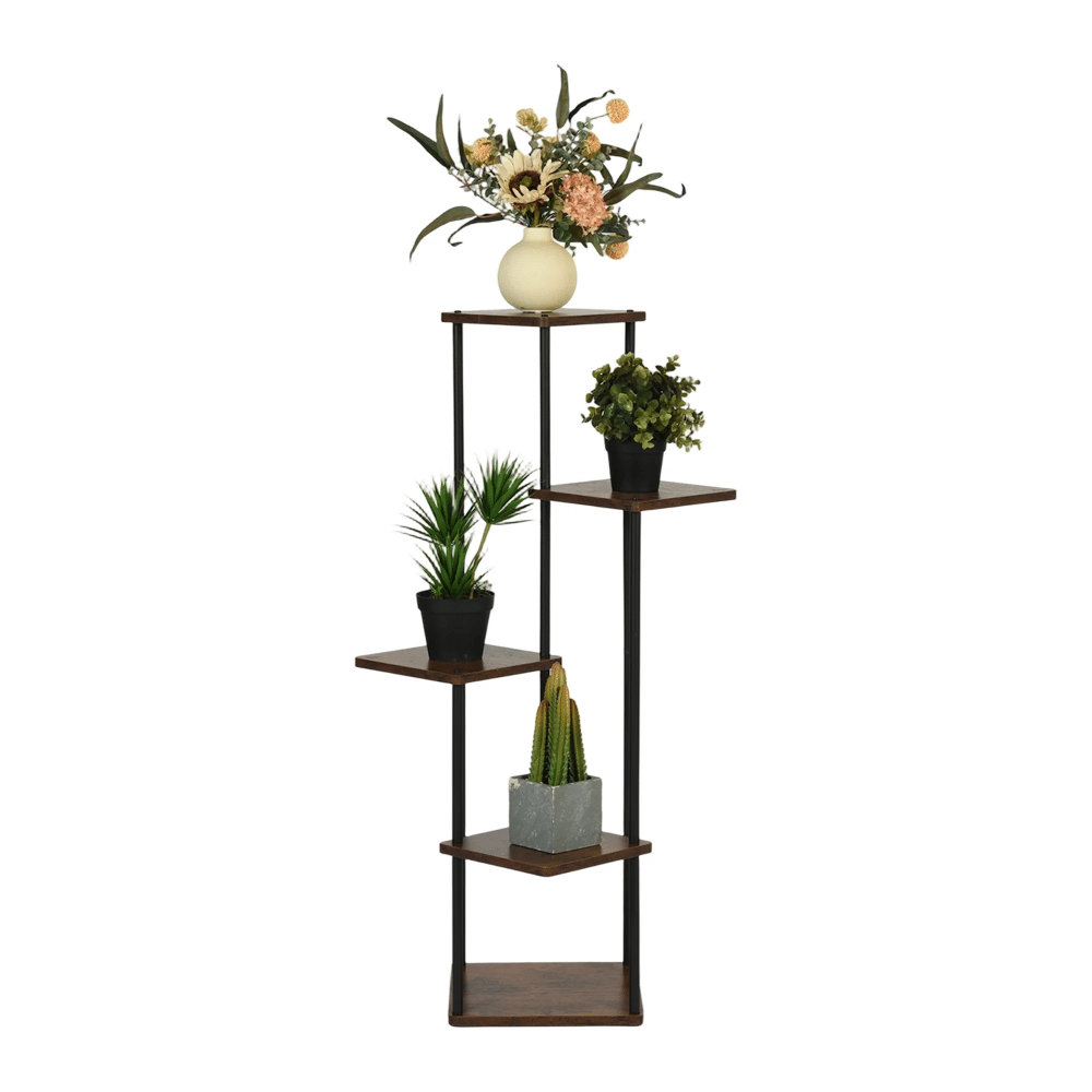 Tiered Corner Plant Stand for Vertical Displays