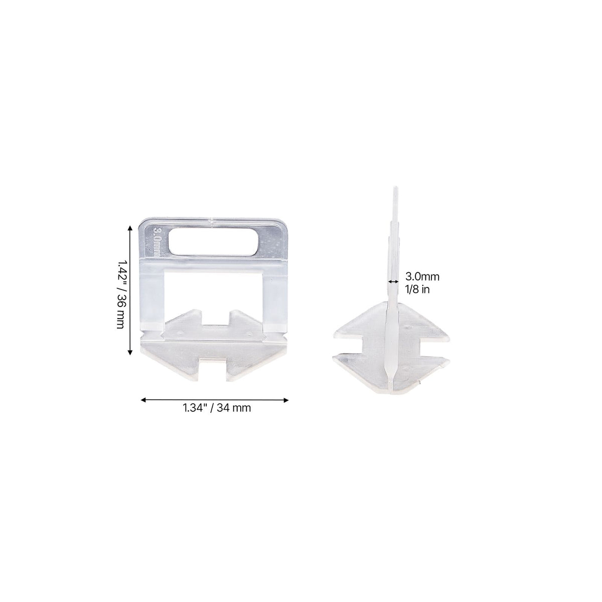 Complete Tile-Leveling Kit with Reusable Wedges
