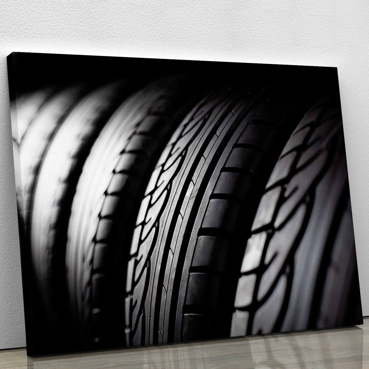 Tire Stack Automotive Canvas Print or Poster
