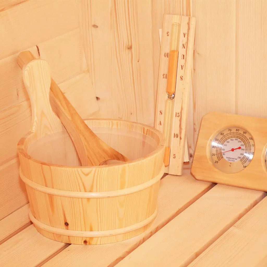 TMG-LSN41 Outdoor Barrel Sauna for a Private Backyard Retreat
