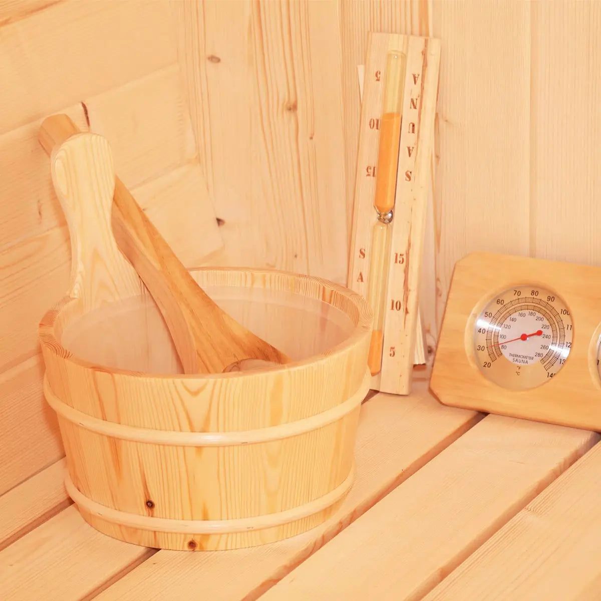 TMG-LSN41 Outdoor Barrel Sauna for a Private Backyard Retreat