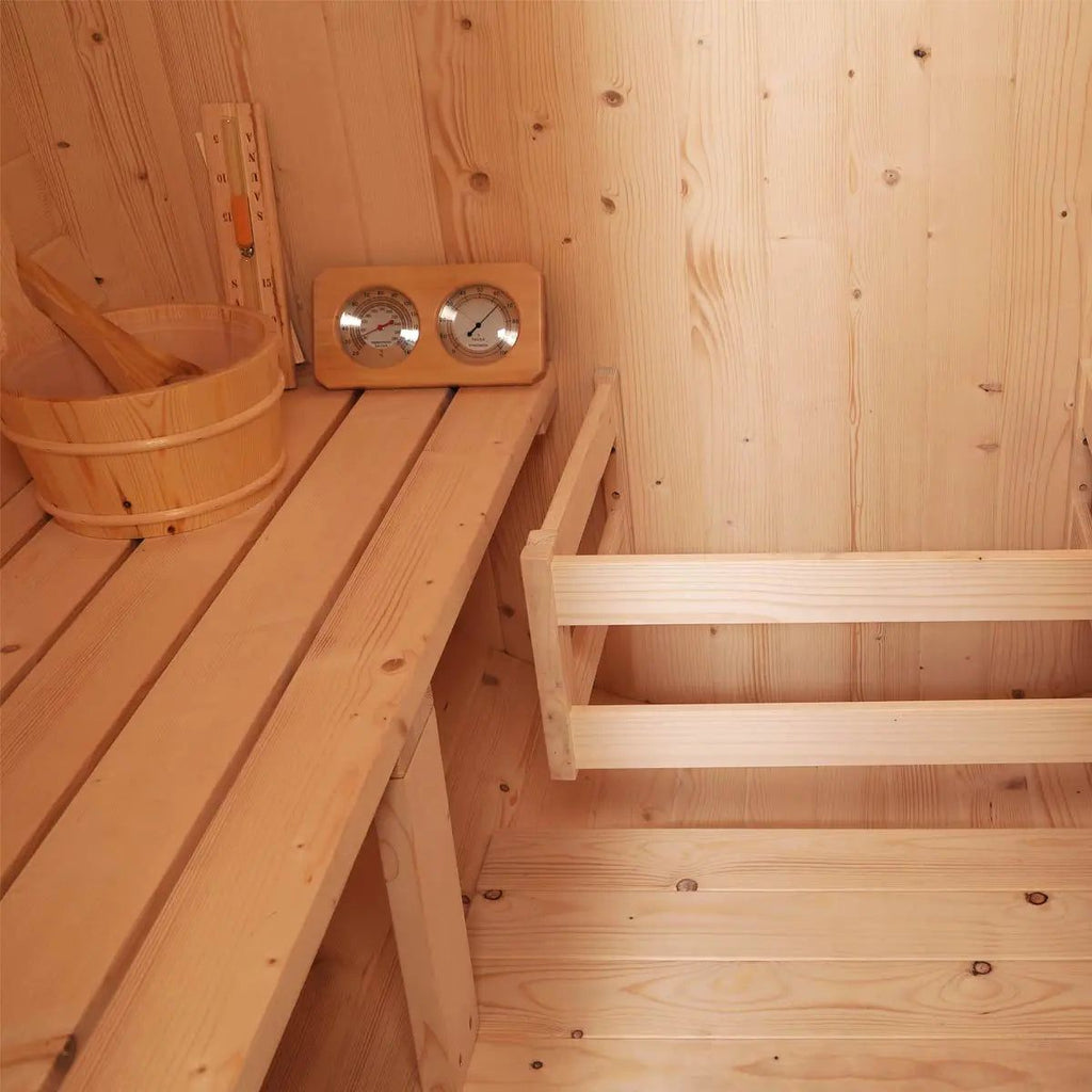 TMG-LSN41 Outdoor Barrel Sauna for a Private Backyard Retreat