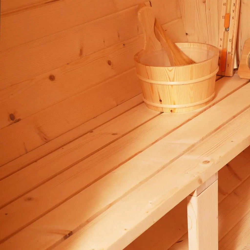 TMG-LSN41 Outdoor Barrel Sauna for a Private Backyard Retreat