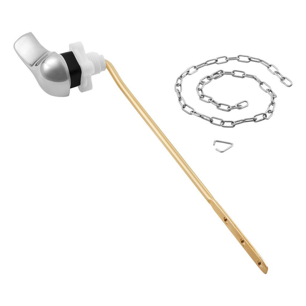 Adjustable Chrome-Finish Toilet Handle Replacement Kit