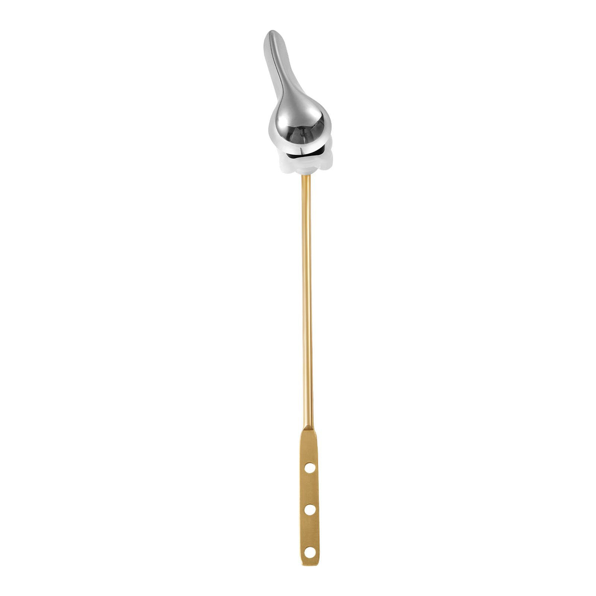 Adjustable Chrome-Finish Toilet Handle Replacement Kit
