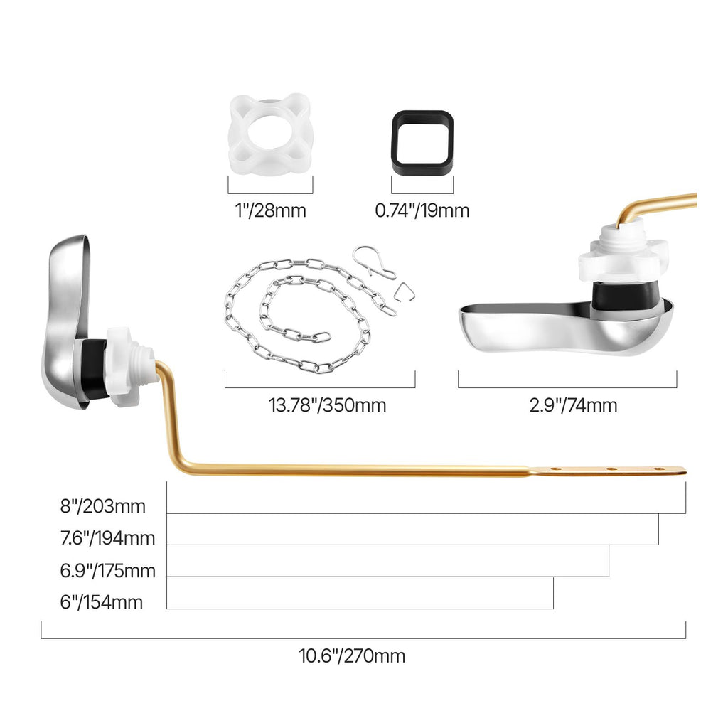 Universal Side Mount Toilet Handle Replacement Kit