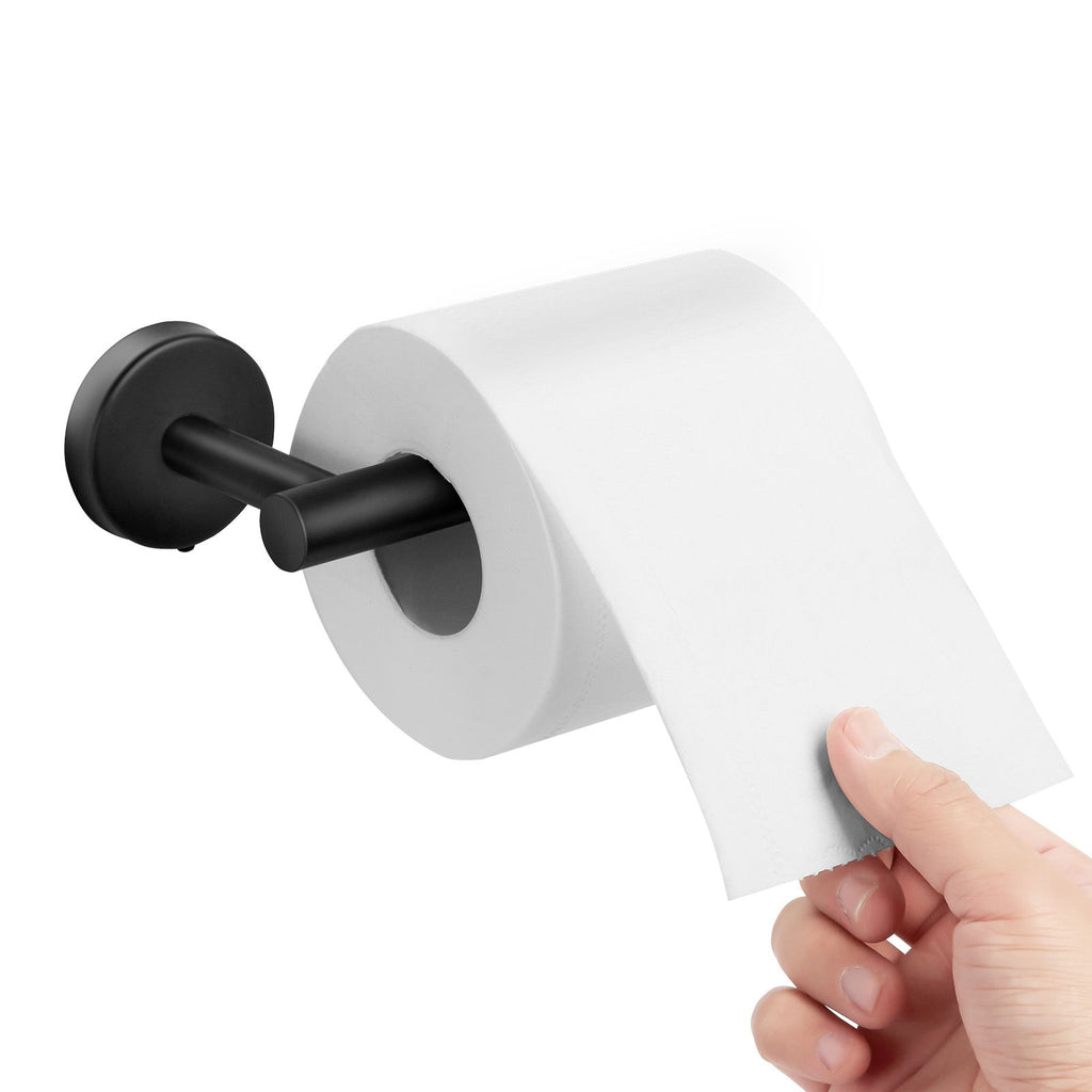 Wall Mounted Toilet Paper Holder with Anti-Fall End Cap