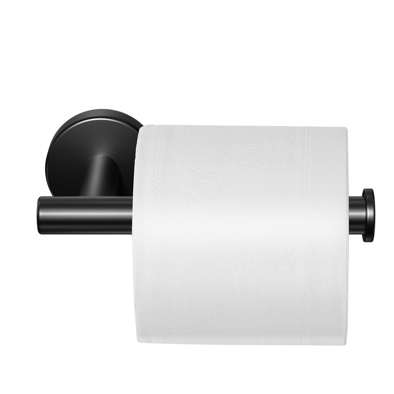 Wall Mounted Toilet Paper Holder with Anti-Fall End Cap