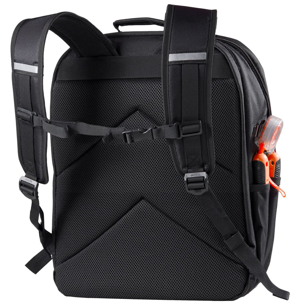 Tool Backpack, 45 Pockets, practical Tools Storage Organizer Work Bags with Laptop Compartment & Re