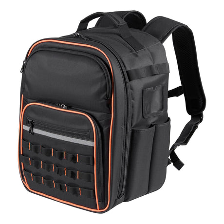 Tool Backpack, 49 Pockets, practical Tools Storage Organizer Work Bags with Laptop Compartment & Re