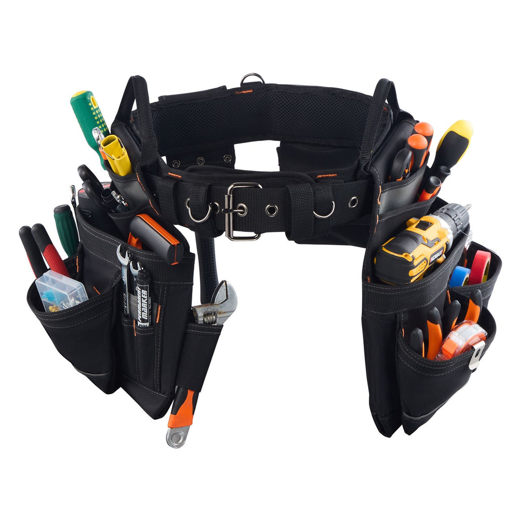 18-Pocket practical Tool Belt with Adjustable Ergonomic Waist