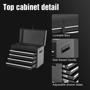 Rolling Tool Chest with Detachable Top Box
