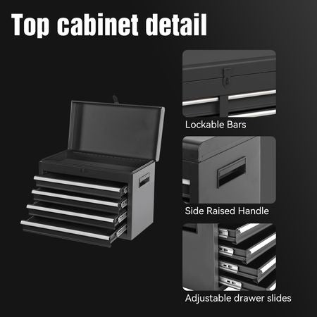 Rolling Tool Chest with Detachable Top Box