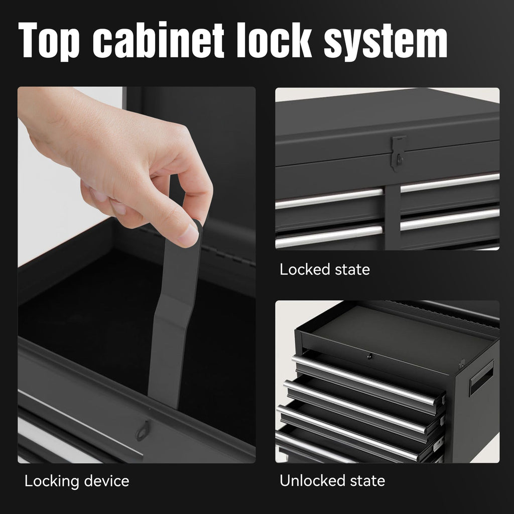 Rolling Tool Chest with Detachable Top Box