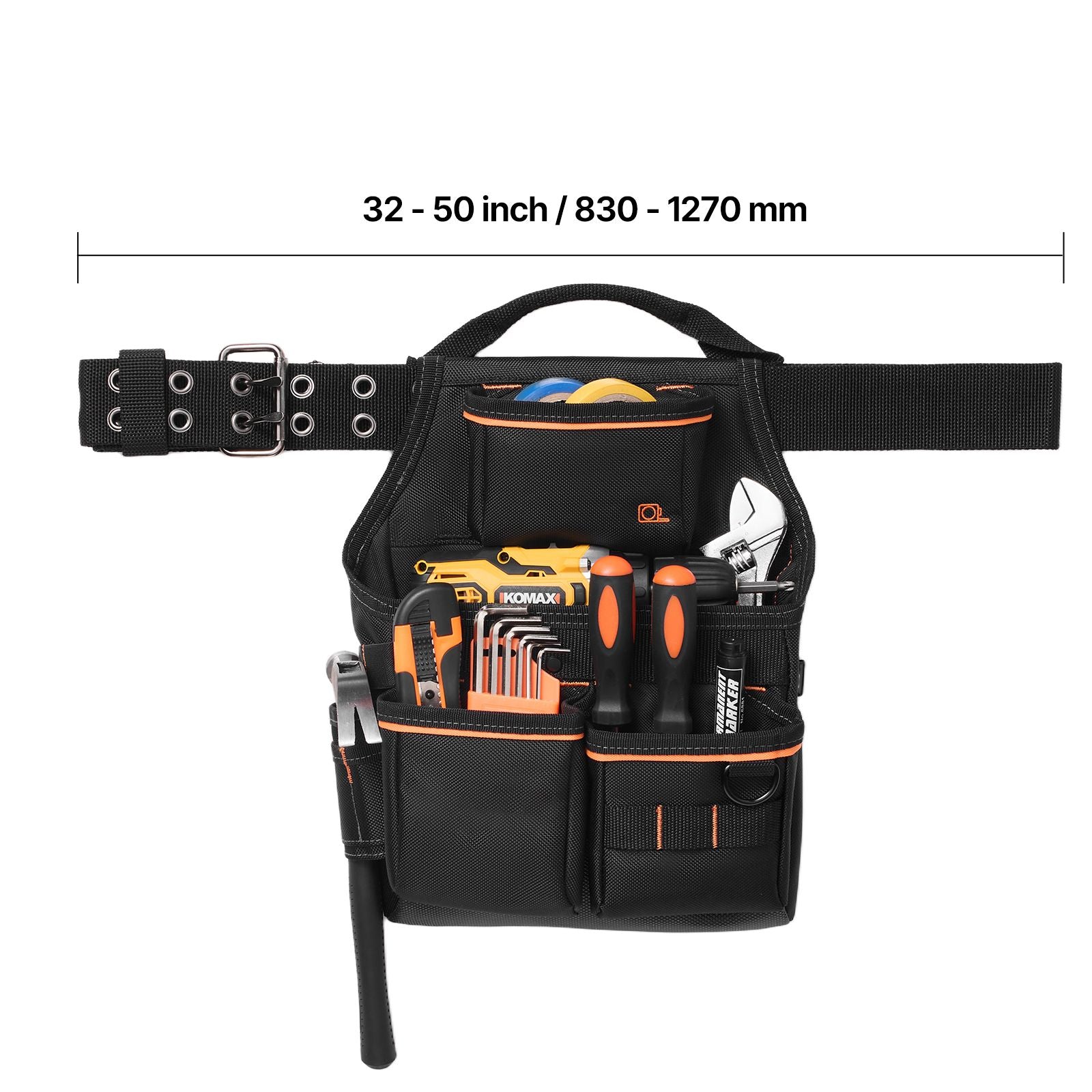 Versatile Tool Belt for Organized Tool Storage on the Job