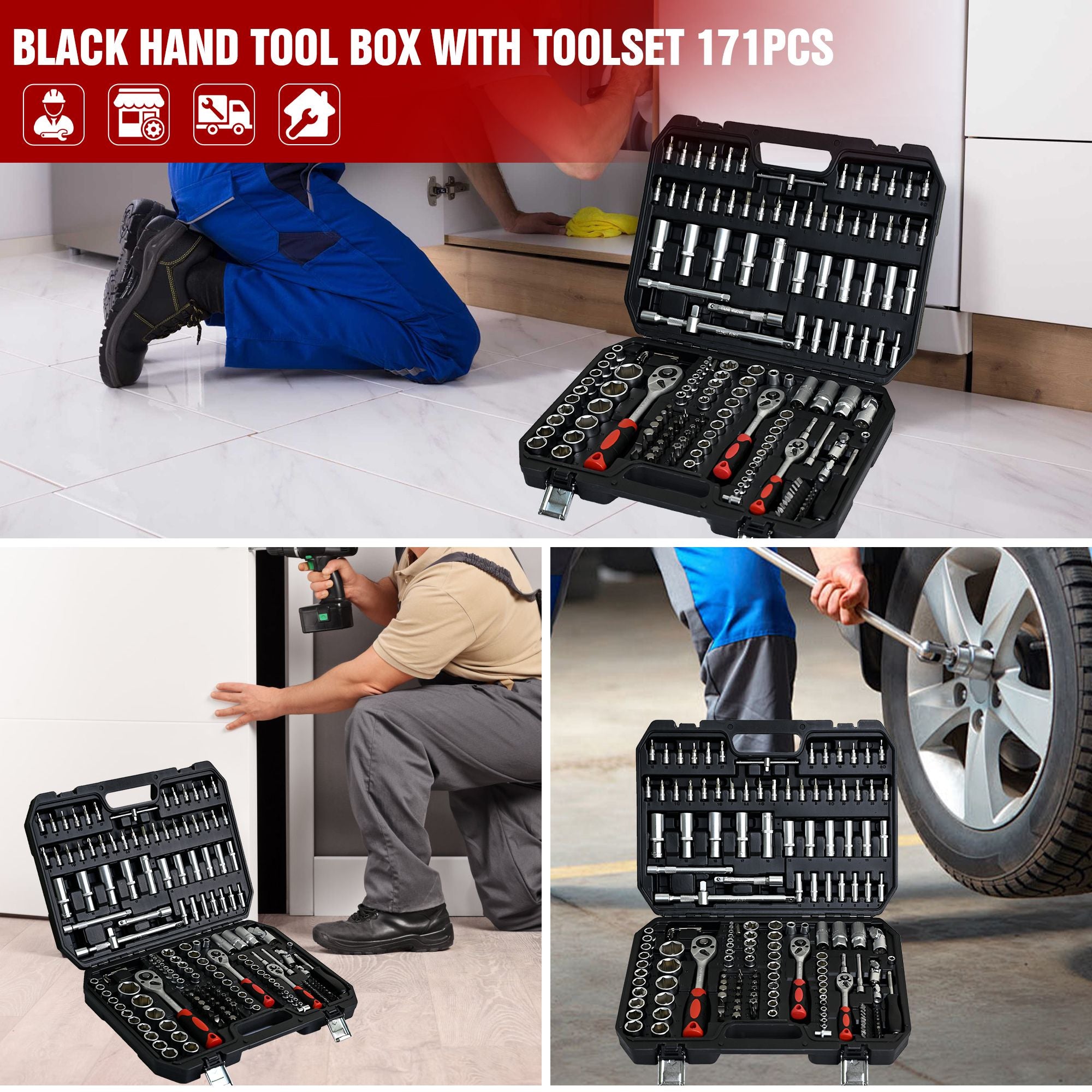 Comprehensive Socket and Ratchet Repair Tool Set
