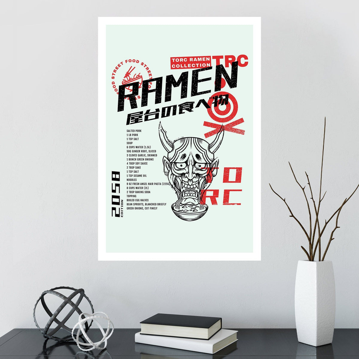 TORC Street Food Poster for Flavor-Focused Wall Decor
